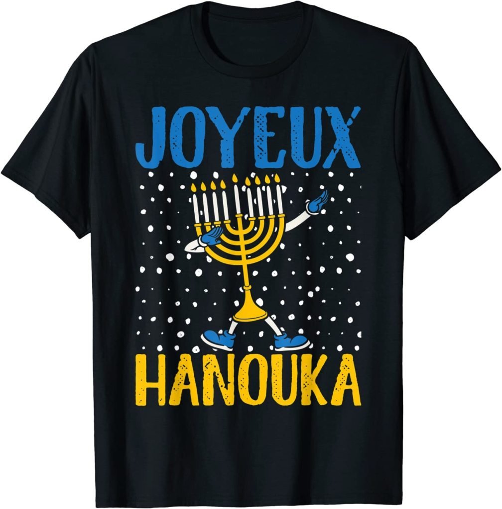 t-shirt joyeux hanouka