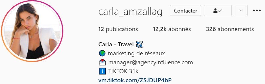 carla amzallag compte instagram influenceuse juive  