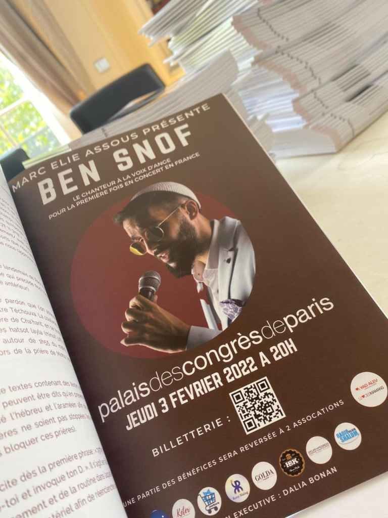 Affiche du Concert de Ben Snof dans le Keter Magazine 